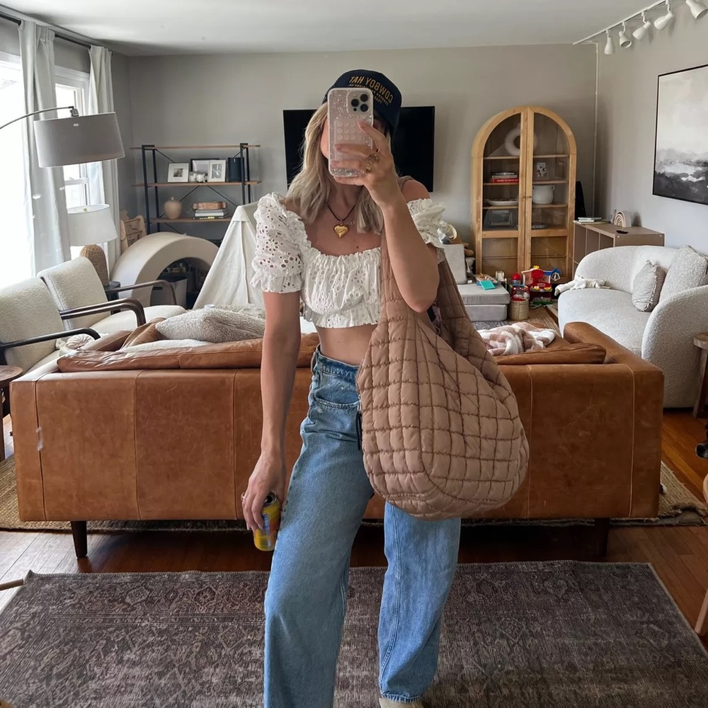 Free people quilted bag